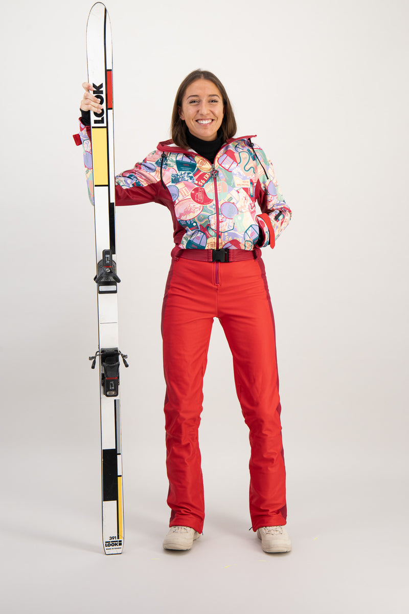 Combinaison ski rétro Fuzance Forfait années 80's