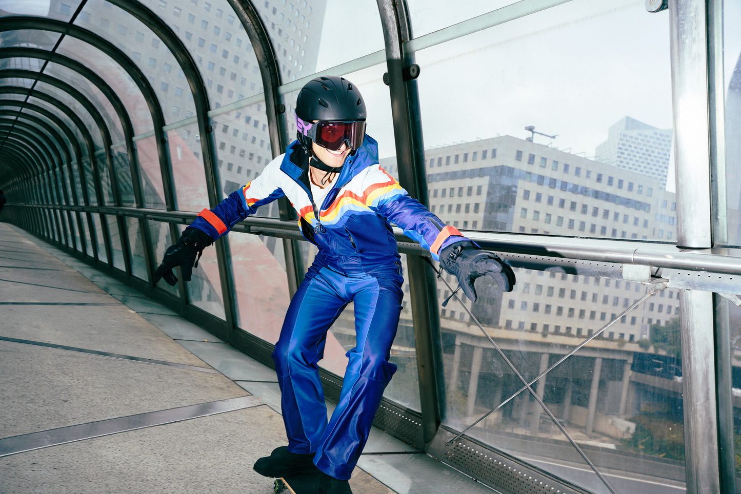 Slalom Graphique · Combinaison de ski homme | Style rétro.