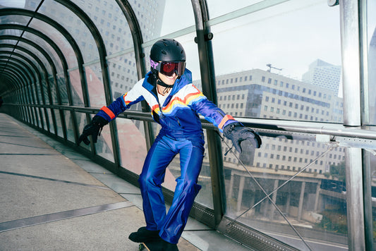 Slalom Graphique · Combinaison de ski homme | Style rétro.